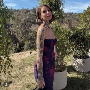 HOUSE OF CB Aiza Floral Underwire Cocktail Dress